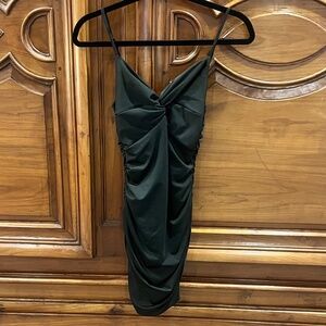 NWT That's So Fetch Black Stretch Spaghetti Strap Mini Dress Size 6